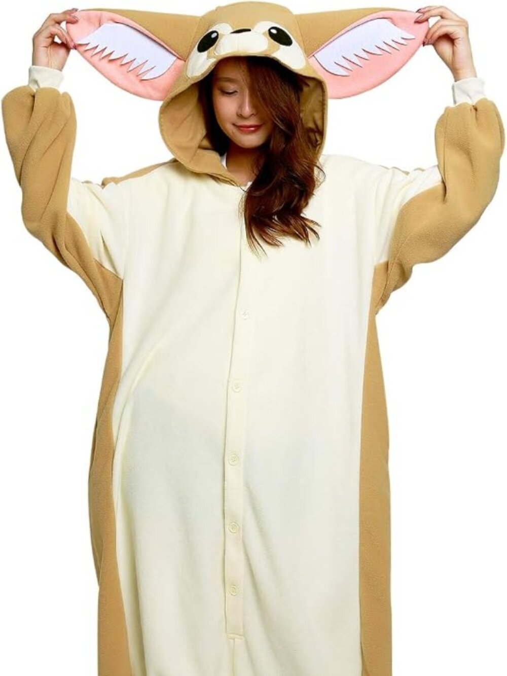 Fennec Fox Kigurumi Halloween Costume Onesie